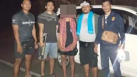 Terduga pelaku penganiayaan berat yang berhasil diringkus polisi.